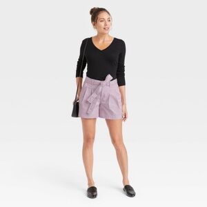 A New Day light purple high waist shorts